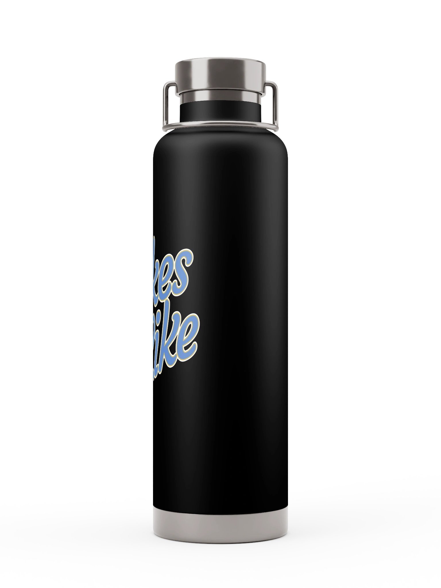 Bikes I Like Blue Script Bottle product image (6)