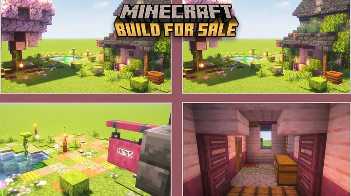 Handmade Minecraft Witchy Starter House product image (2)