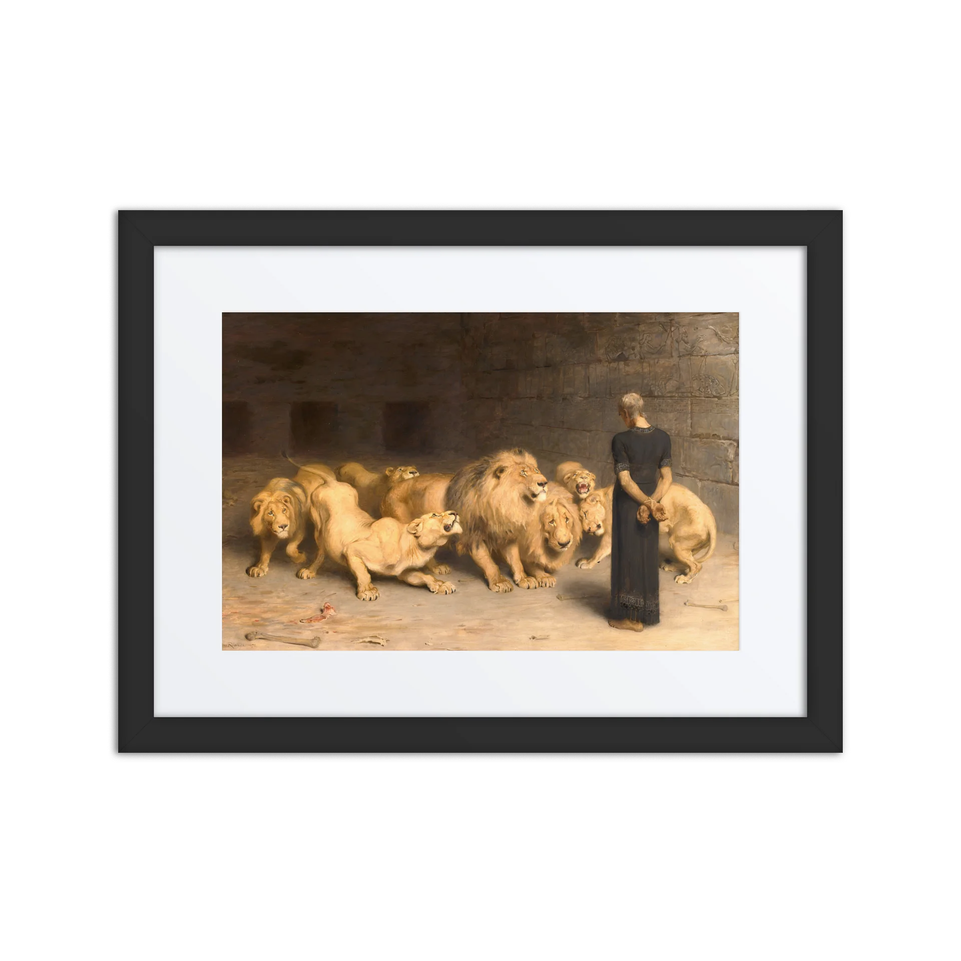 Daniel in the Lions' Den (1872) por Briton Rivière product image (1)