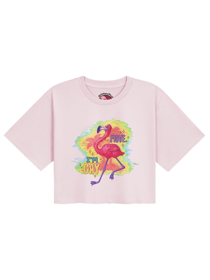 Move, I'm Gay Crop Tee product image (3)