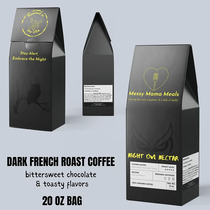 Night Owl Nectar Dark French Roast 12oz Coffee product image (2)