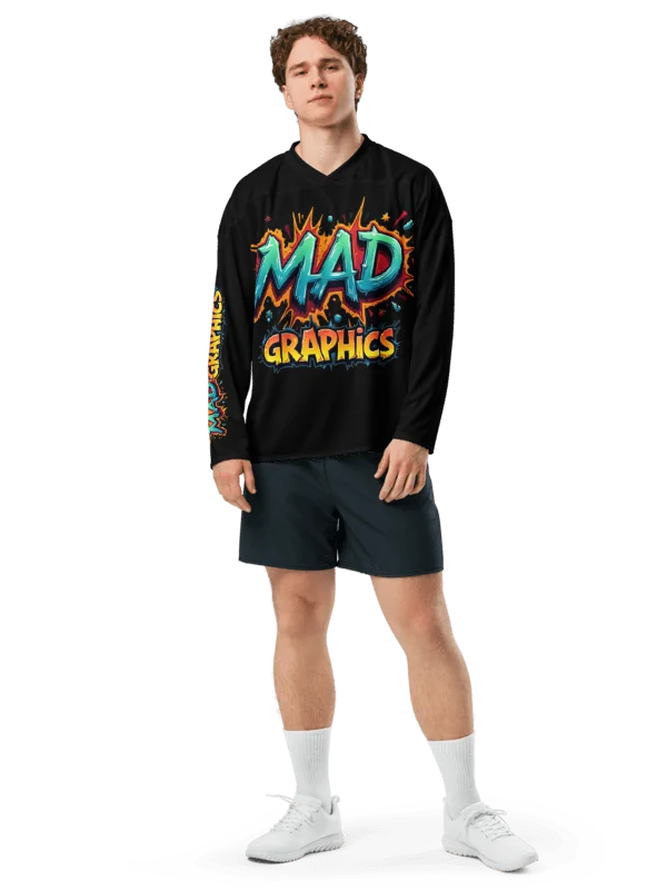 LIMITED EDITION - CNX Core All-over print Unisex Long Sleeve Tee — Mad Graphics 002 product image (6)