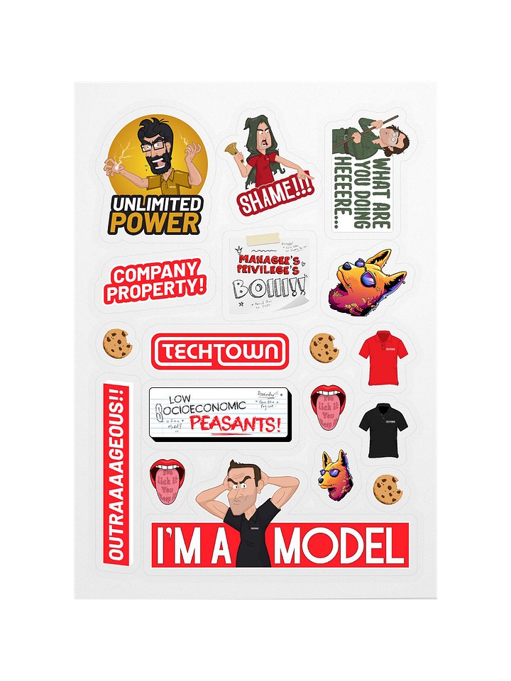 TechTown Sticker Sheet product image (1)