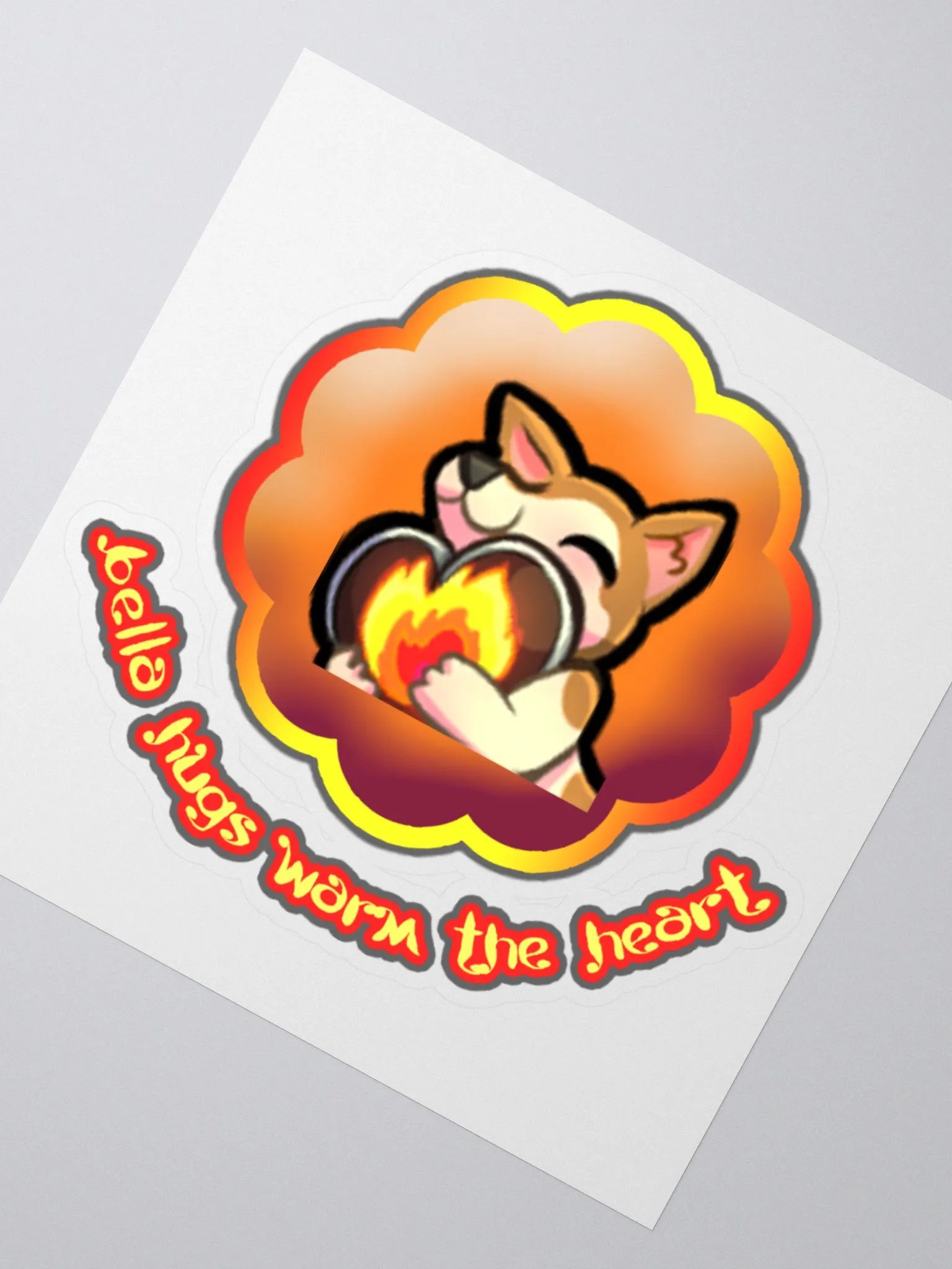 Bella Hug Red Sticker product image (4)