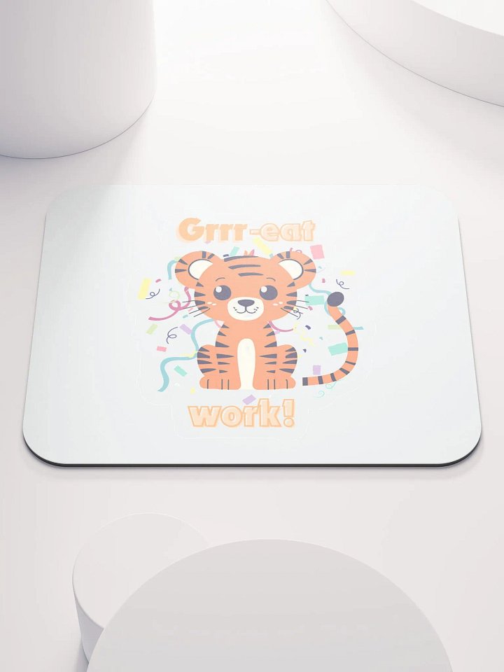 Tiger Grrr-eat Work Mouse Pad product image (1)