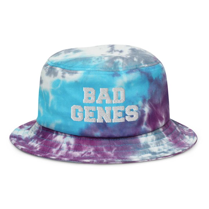 Bad Genes tie dye bucket hat product image (1)
