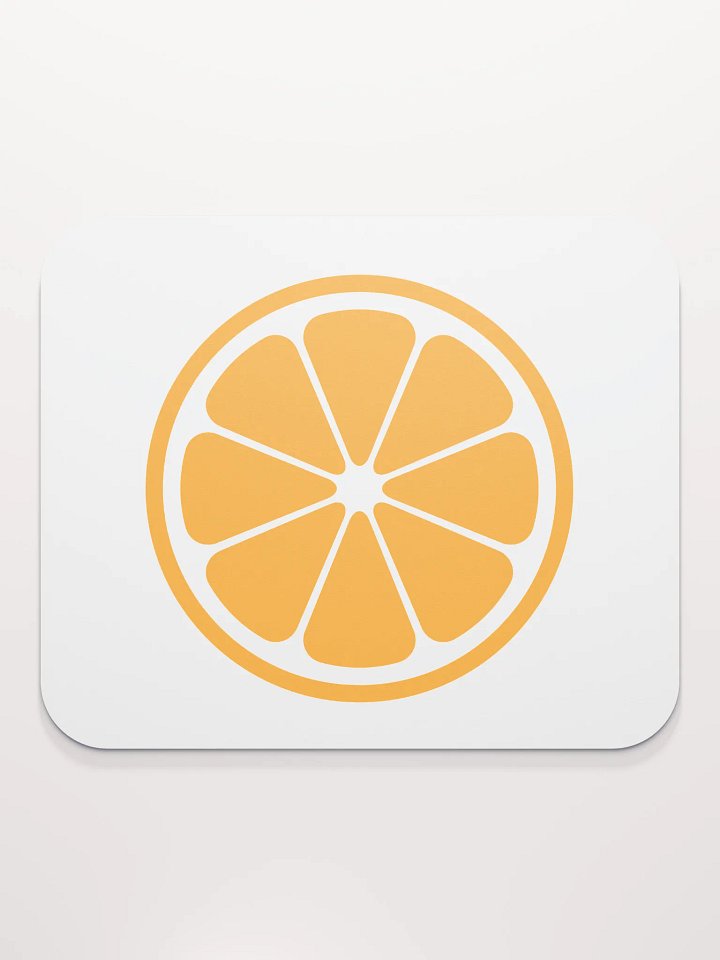 MIKAN Mouse Pad (Orange × White) product image (2)