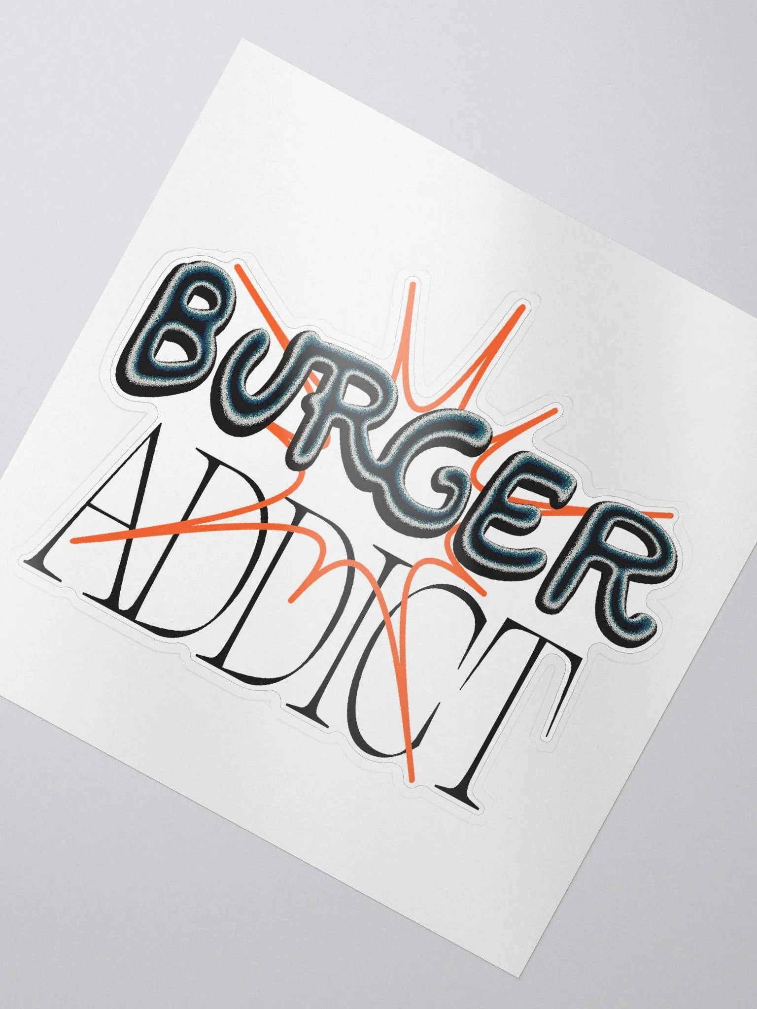 Burger Addict Sticker product image (2)