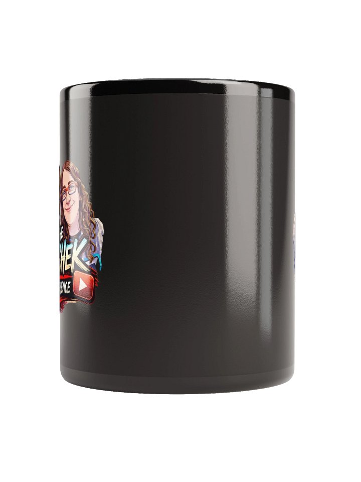 The Vochek Experience Logo Black Glossy Mug product image (2)