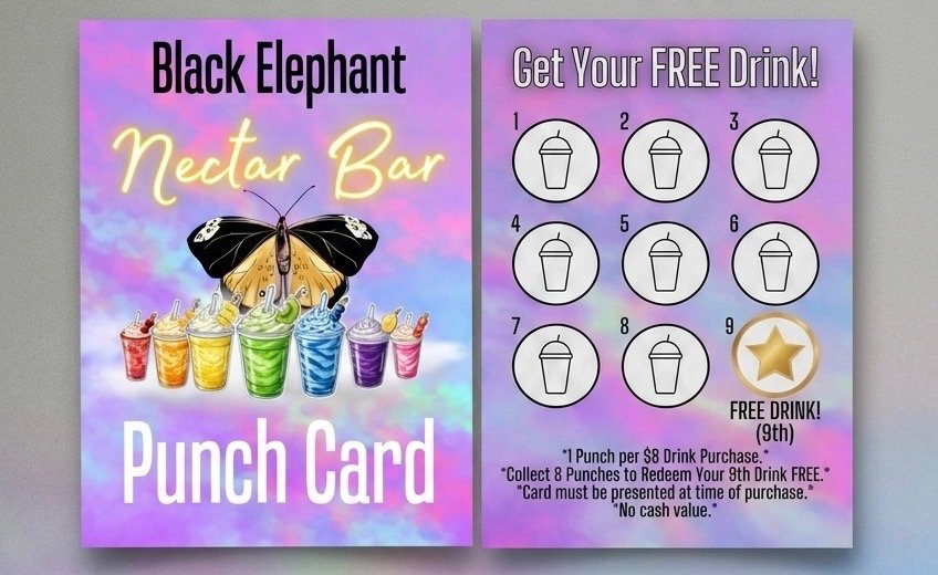 Nectar Bar Loyalty Punch Card product image (2)