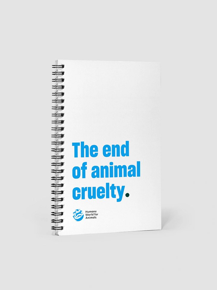 The end of animal cruelty - Notebook product image (1)