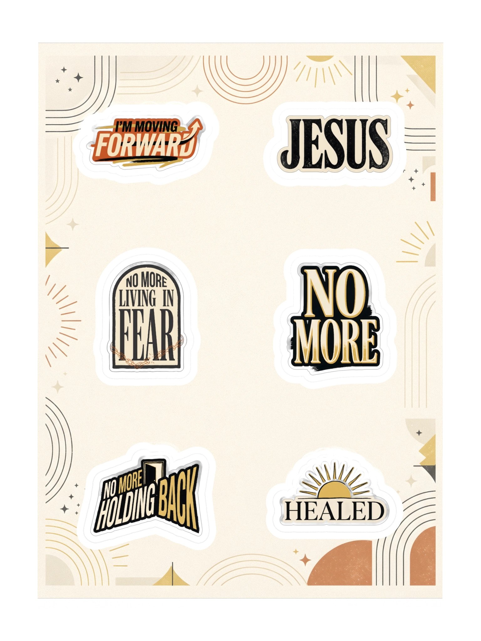 No More Sticker Sheet | Donielle Houston product image (3)