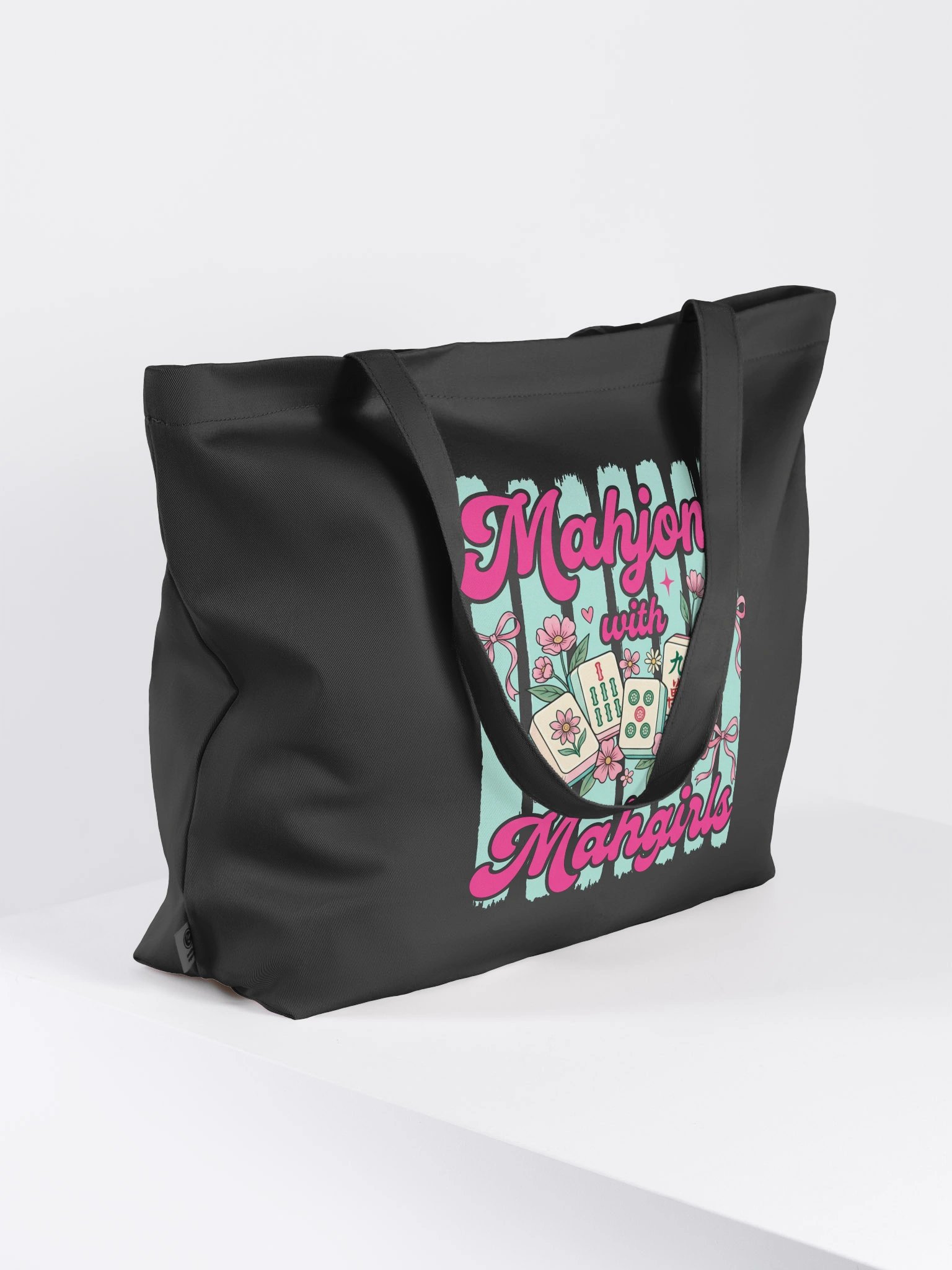 Mahjong With My Mahgirls Organic Cotton Tote Bag product image (7)