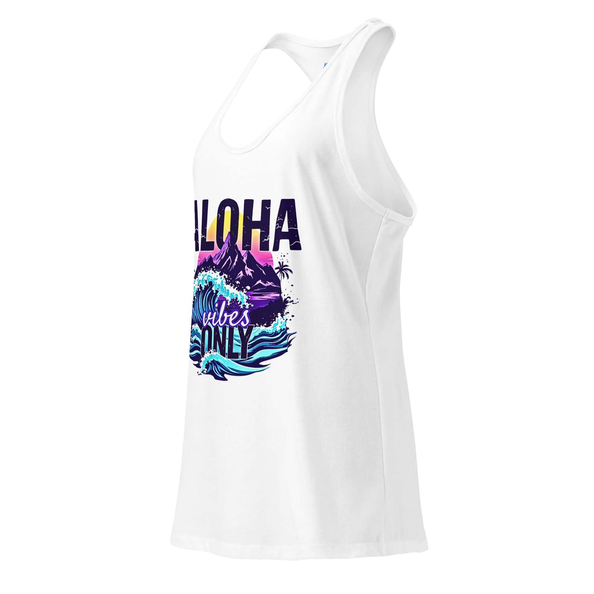 Aloha Vibes Only Racerback Tank product image (7)