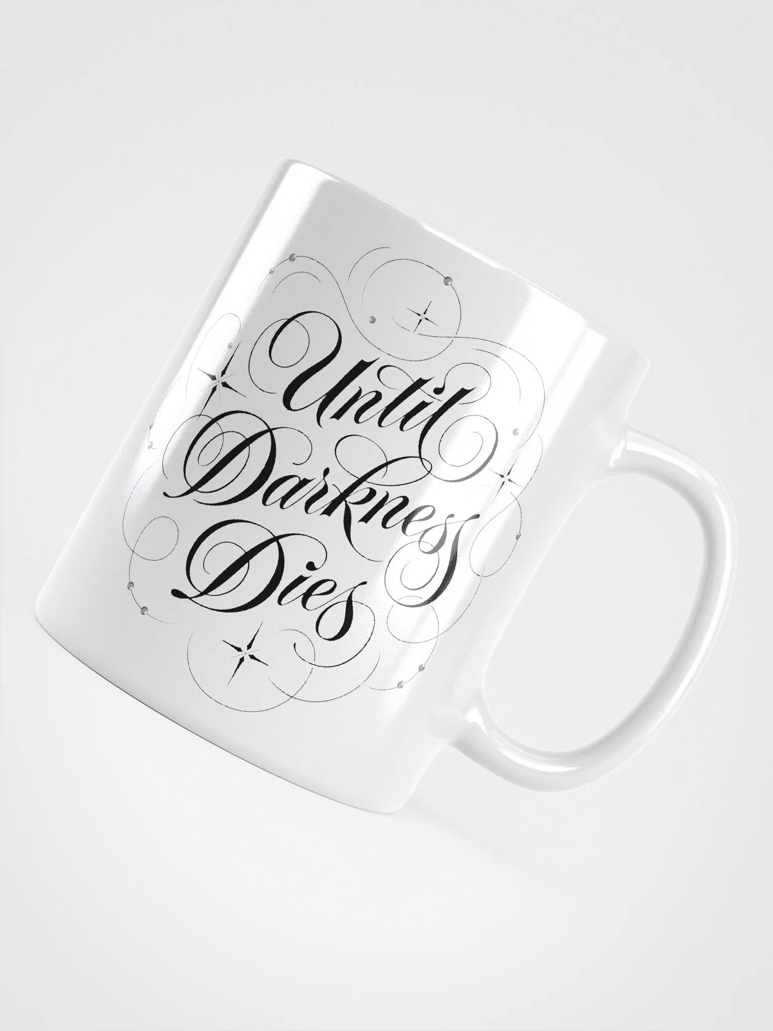 Until Darkness Dies (swirls design) Mug product image (4)
