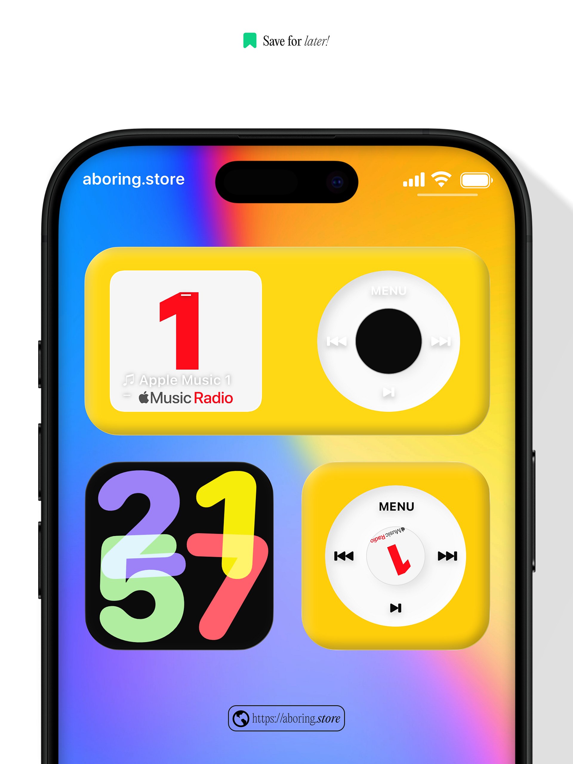 Free Widgy Colorful iPod Apple Music Widgets product image (2)