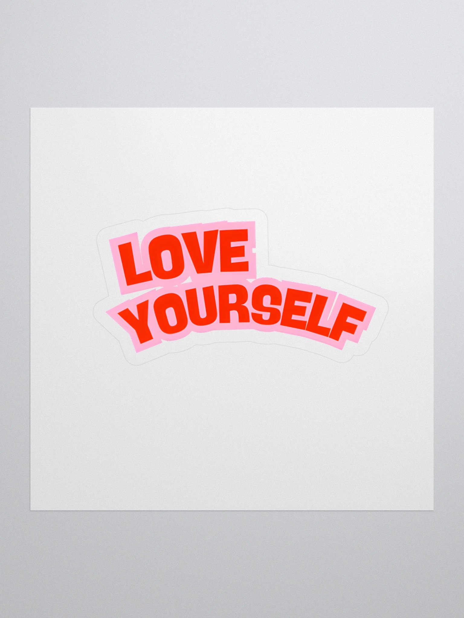 LOVE YOURSELF STICKER product image (1)