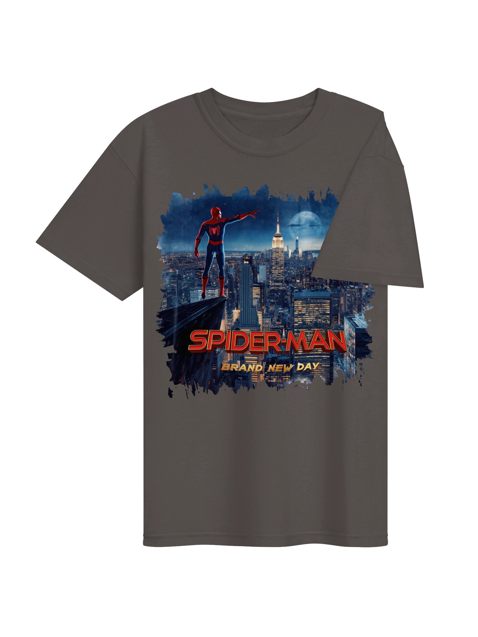 Spider-Man Brand New Day City View T-Shirt | Retro Marvel Graphic Tee product image (7)