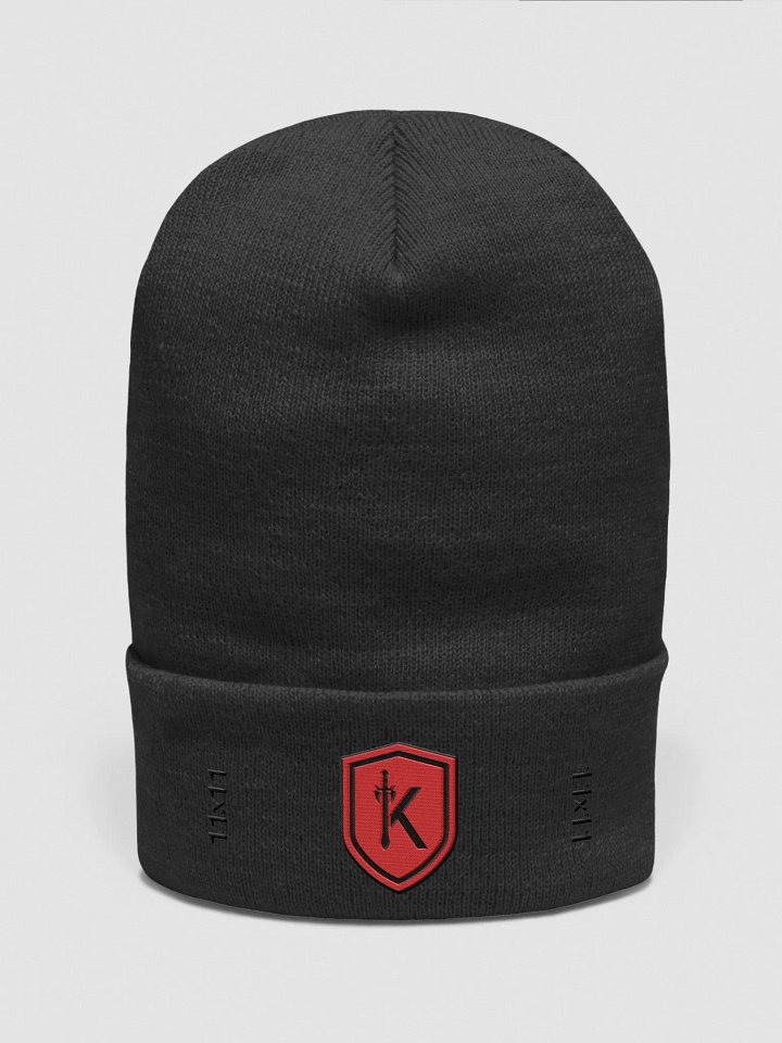 11x11 Shield Cuffed Beanie - Black product image (1)