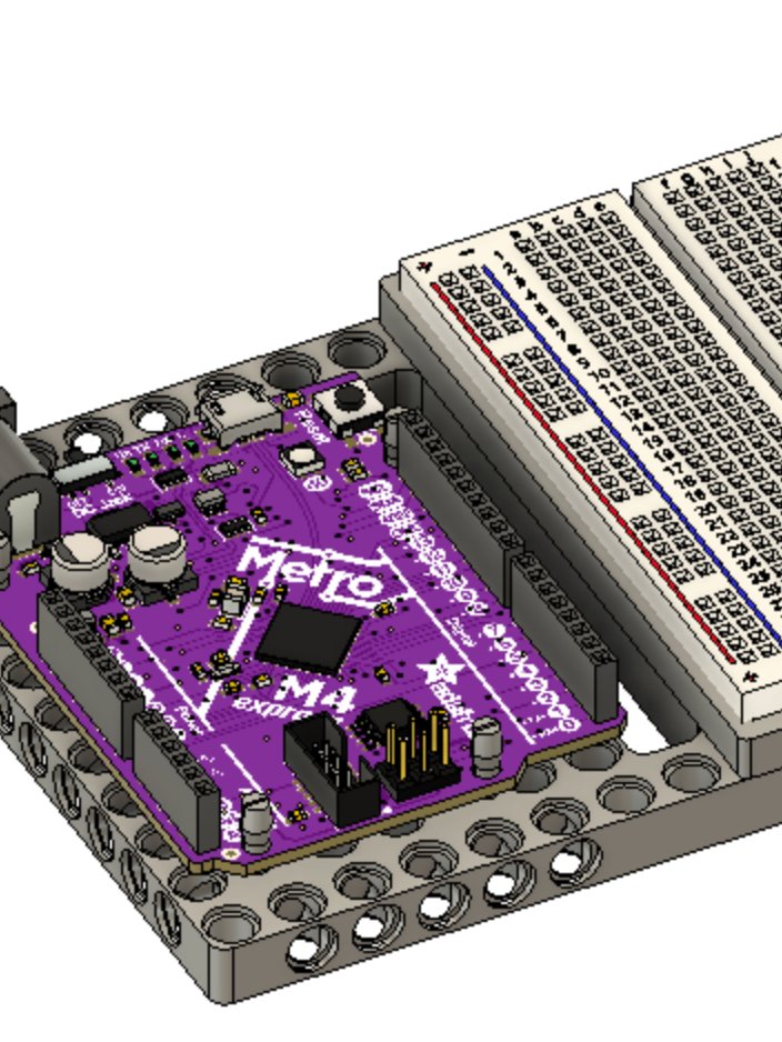 Arduino Uno/Metro M4 Lego-Technic Compatible Holder product image (1)