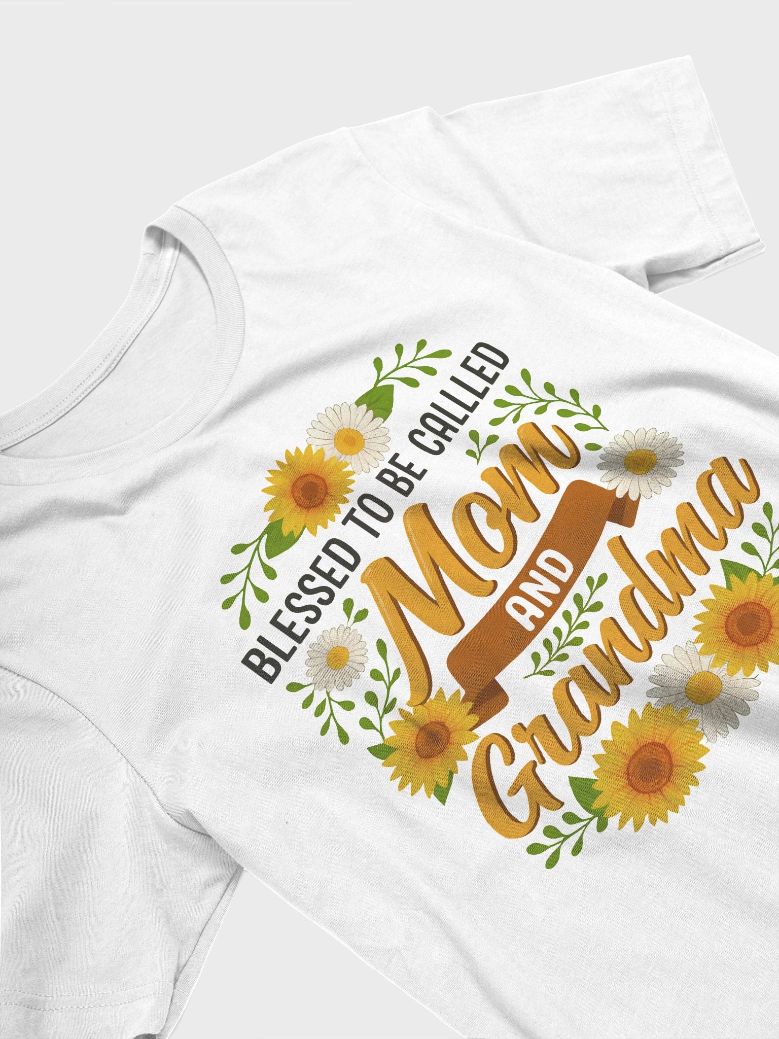 Blessed to Be Called Mom and Grandma Shirt - Floral Family Tee Gift product image (3)