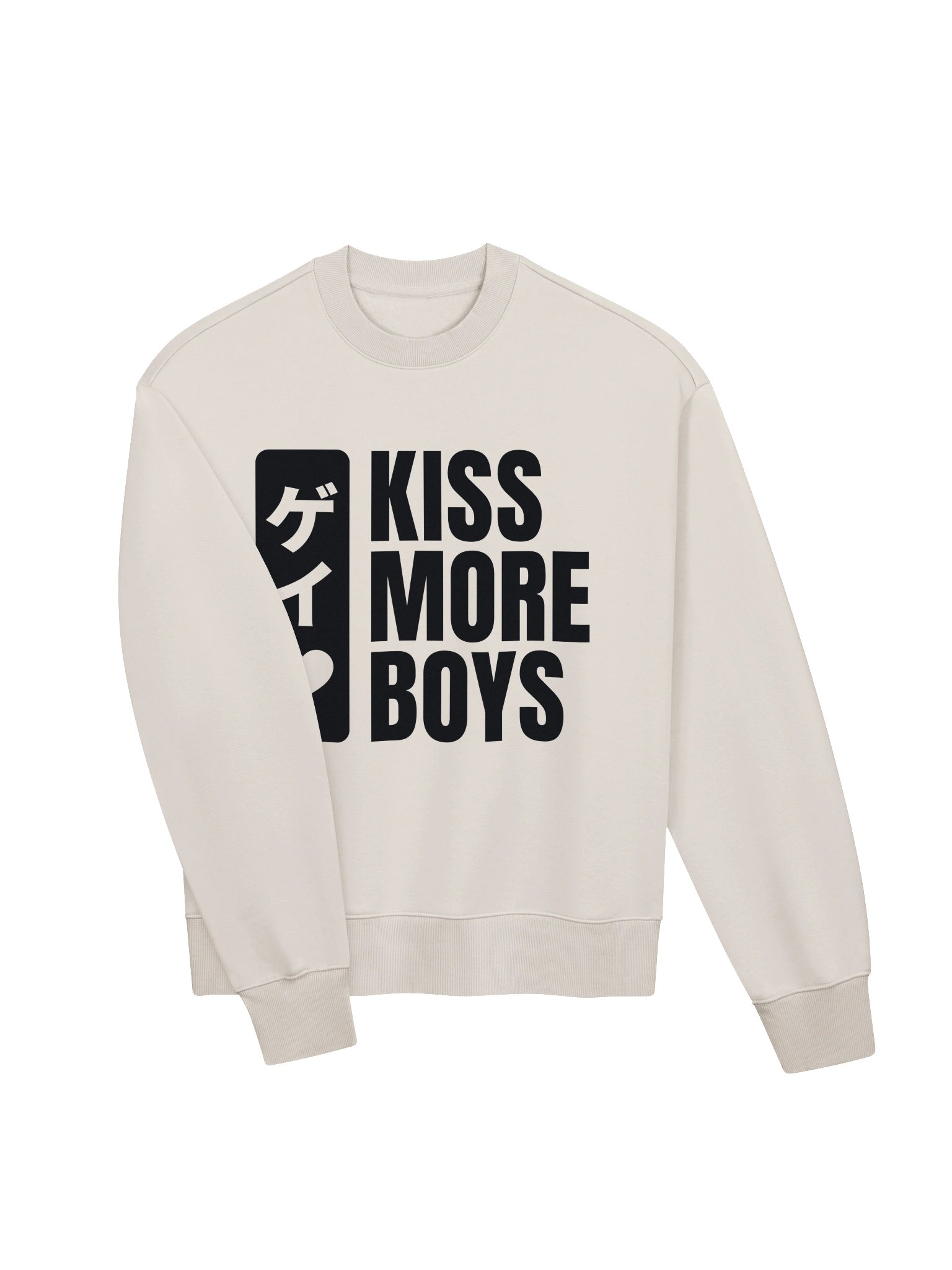 GAY | KISS MORE BOYS - HEAVY WEIGHT CREWNECK product image (3)