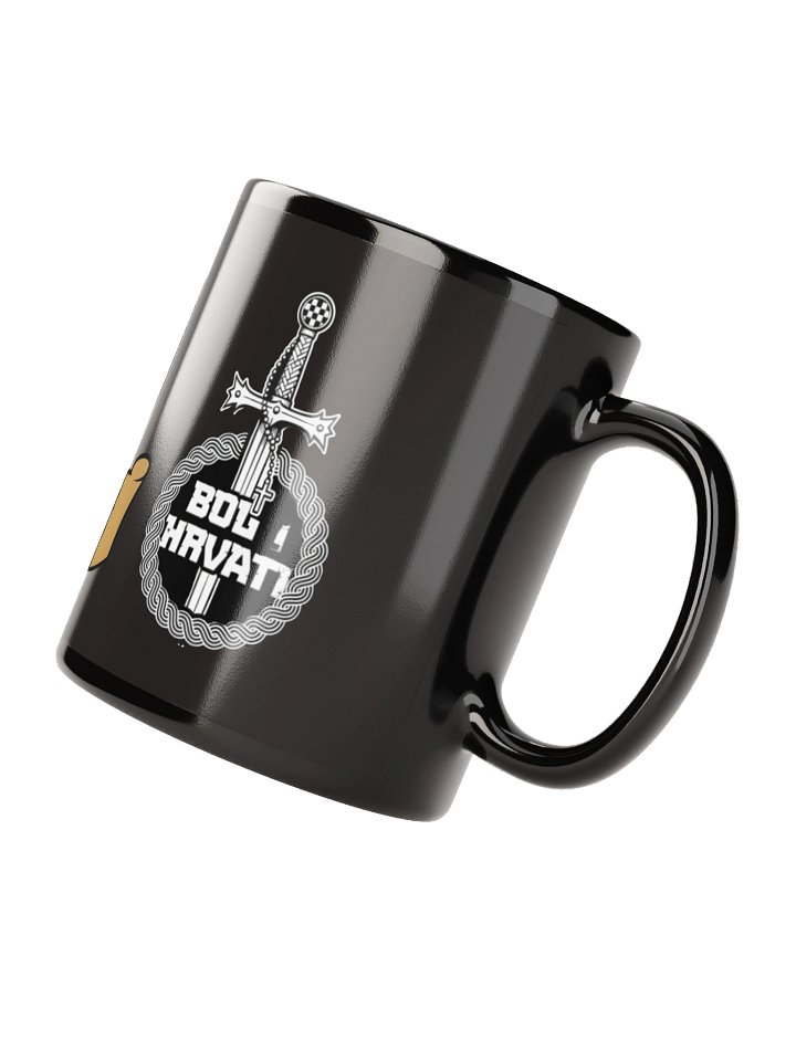 Patriotic Shield Black Glossy Mug product image (4)
