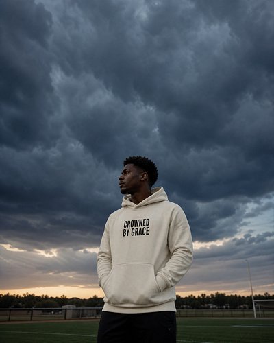 The forecast called for storms. He put the hoodie on and walked out anyway.
Faith isn't the absence of bad weather, it's know...