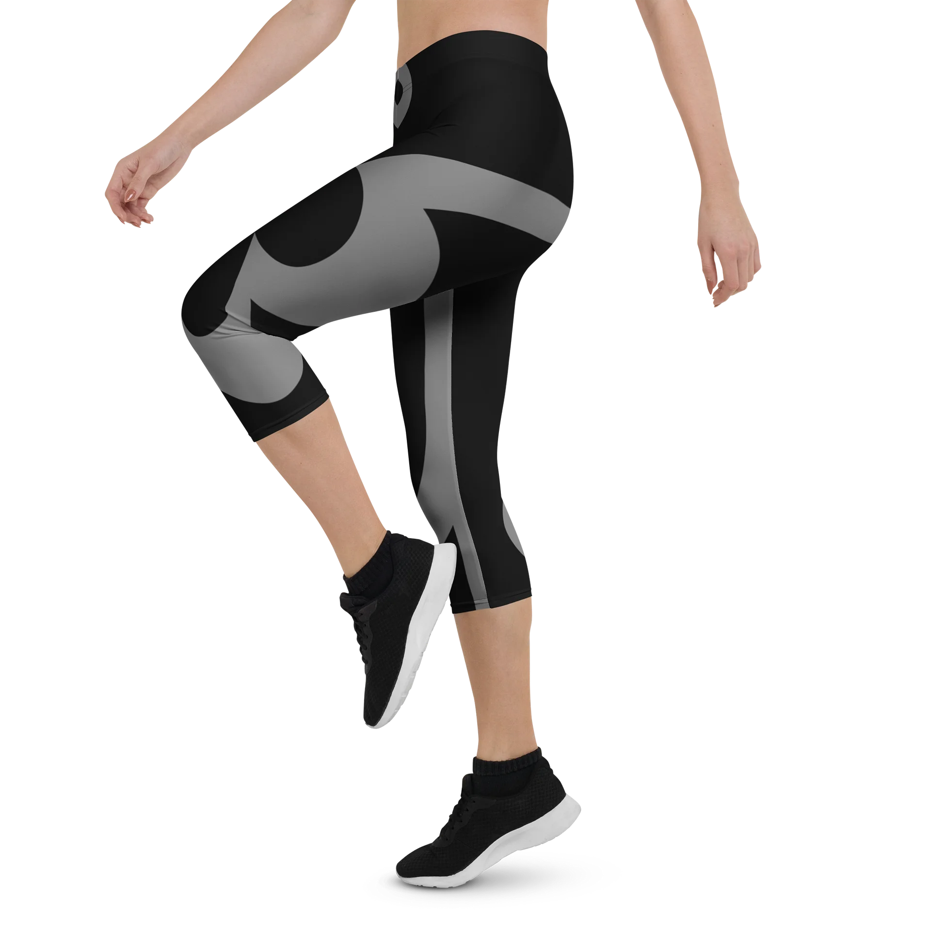 HB script print design leggings product image (3)