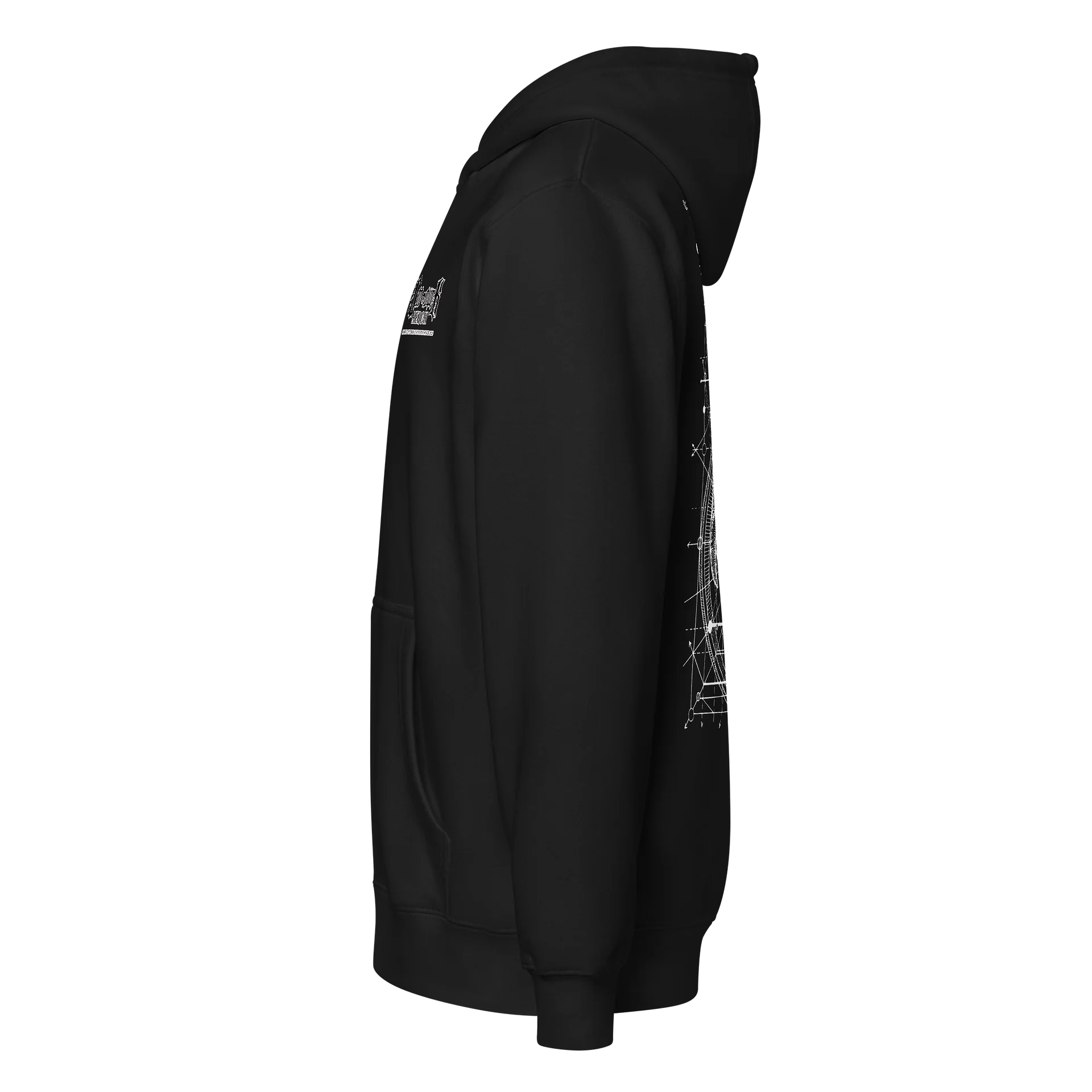 Odd Duck Merch Occult Zip Up Hoodie product image (6)