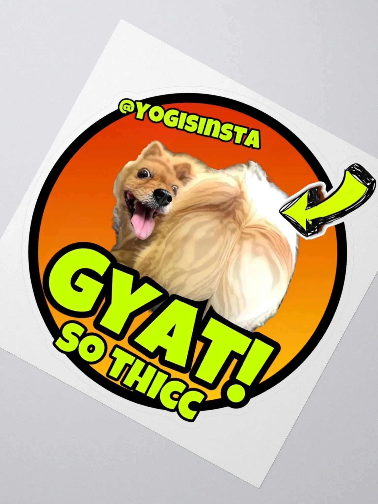 Dog Gyat Sticker product image (2)