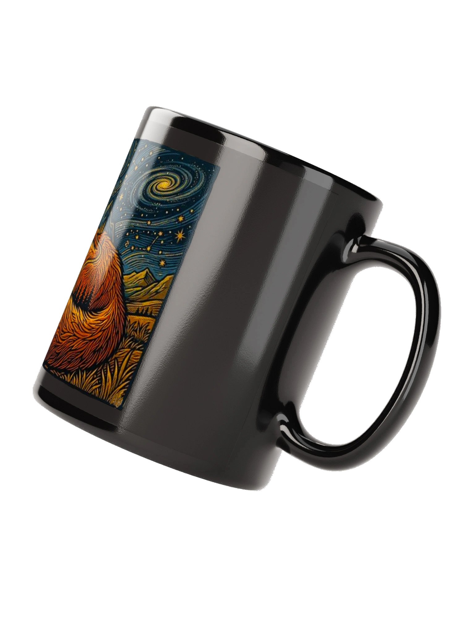 Cosmic Celestial Fox Starry Sky Wildlife Coffee Mug product image (7)