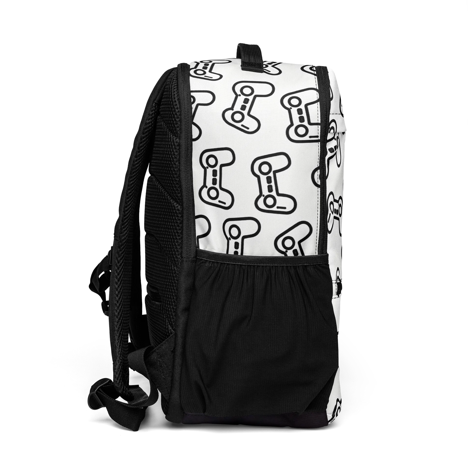 SAC À DOS IMPRIMÉ INTÉGRAL MANETTE NOIR product image (6)