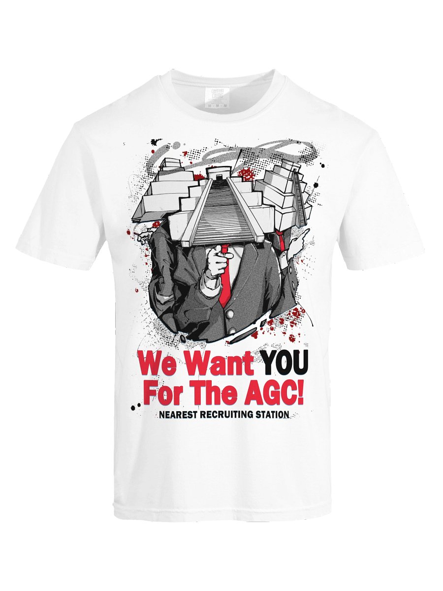 AGC RECRUIT TEE WHITE product image (5)