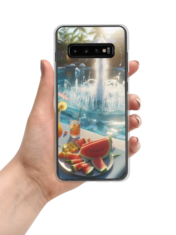 Tropical Paradise Samsung® Clear Case | AI Design product image (7)