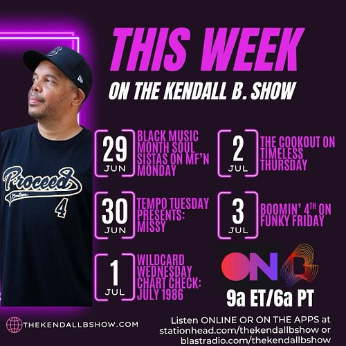 🚀 WEEKLY SCHEDULE ALERT! 🚀
We are closing out Black Music Month with a bang and diving straight into the holiday weekend on T...