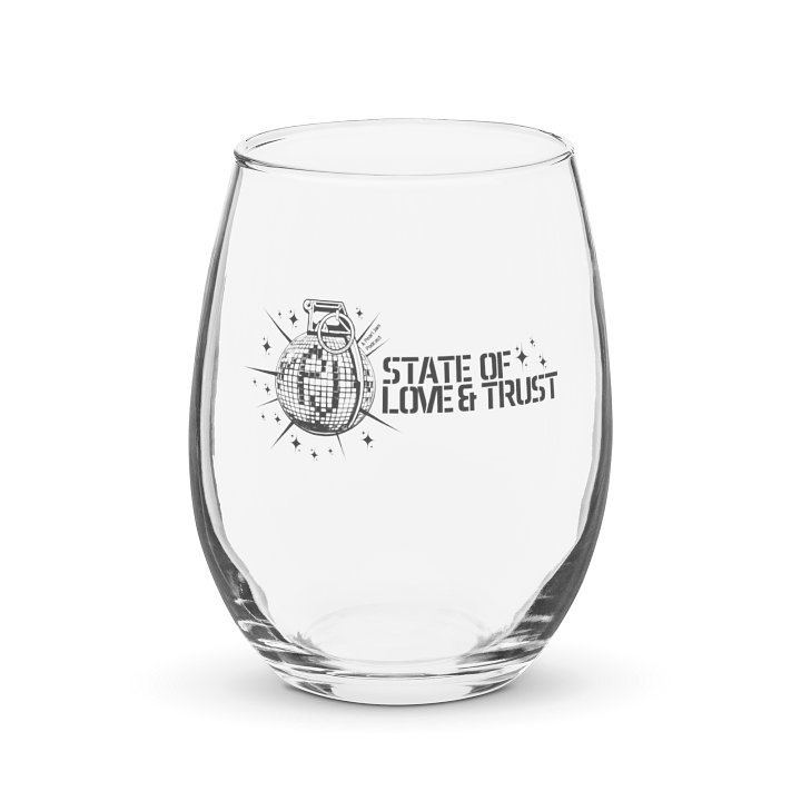 Disco Bomb! Stemless Wine Glass (Bianco) product image (1)