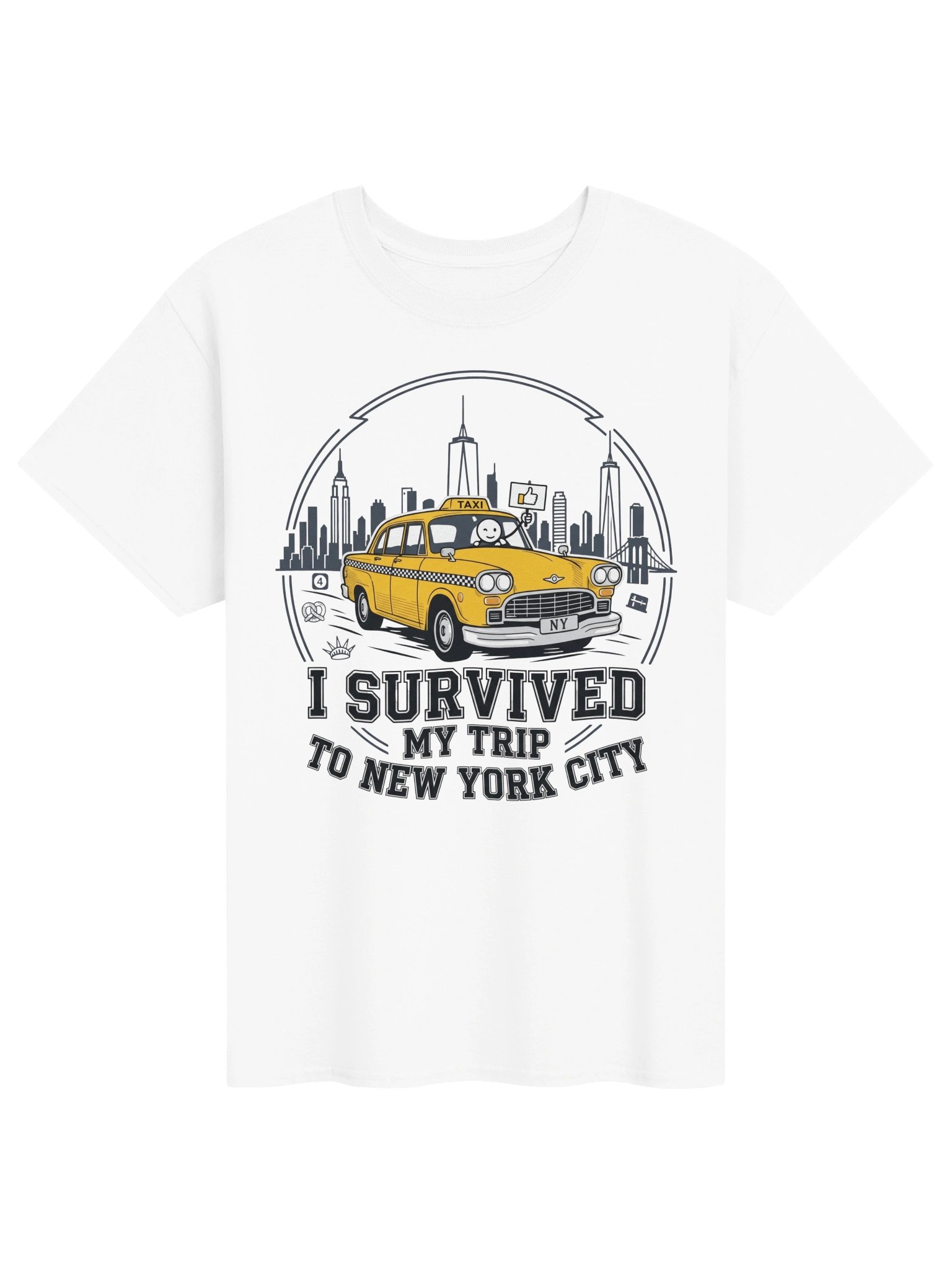 I Survived My Trip to NYC Funny T-Shirt product image (1)