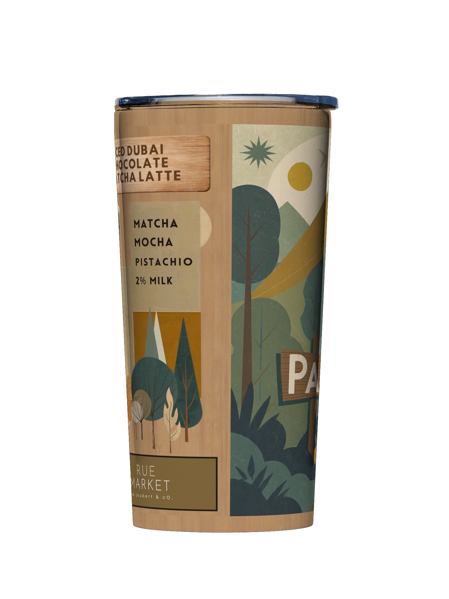 Iced Dubai Matcha Tumbler — 20oz product image (1)