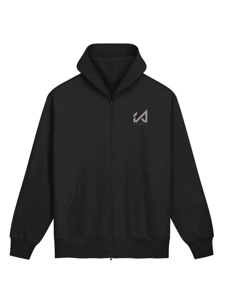 WIELORYB Official Distressed Logo Zip Hoodie product image (1)