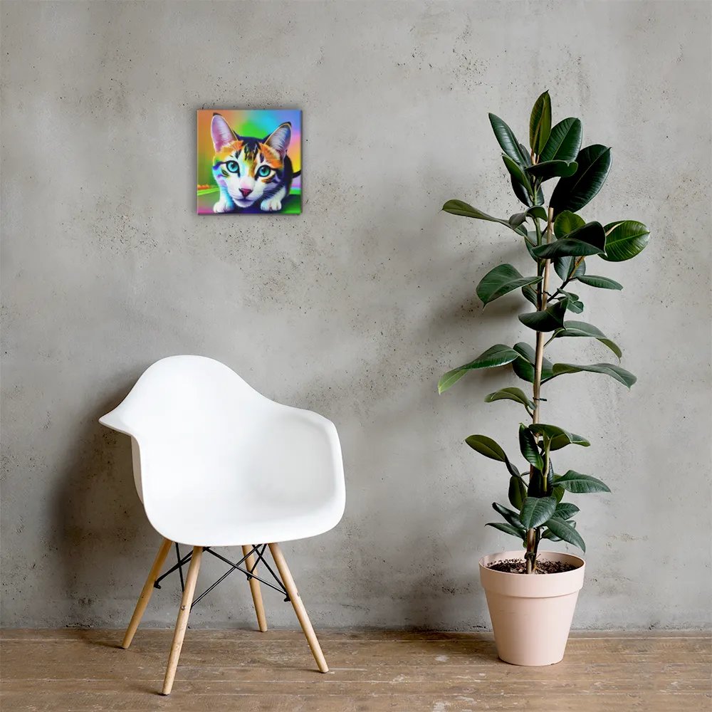Cute Cat Digital Painting - v14 product image (5)