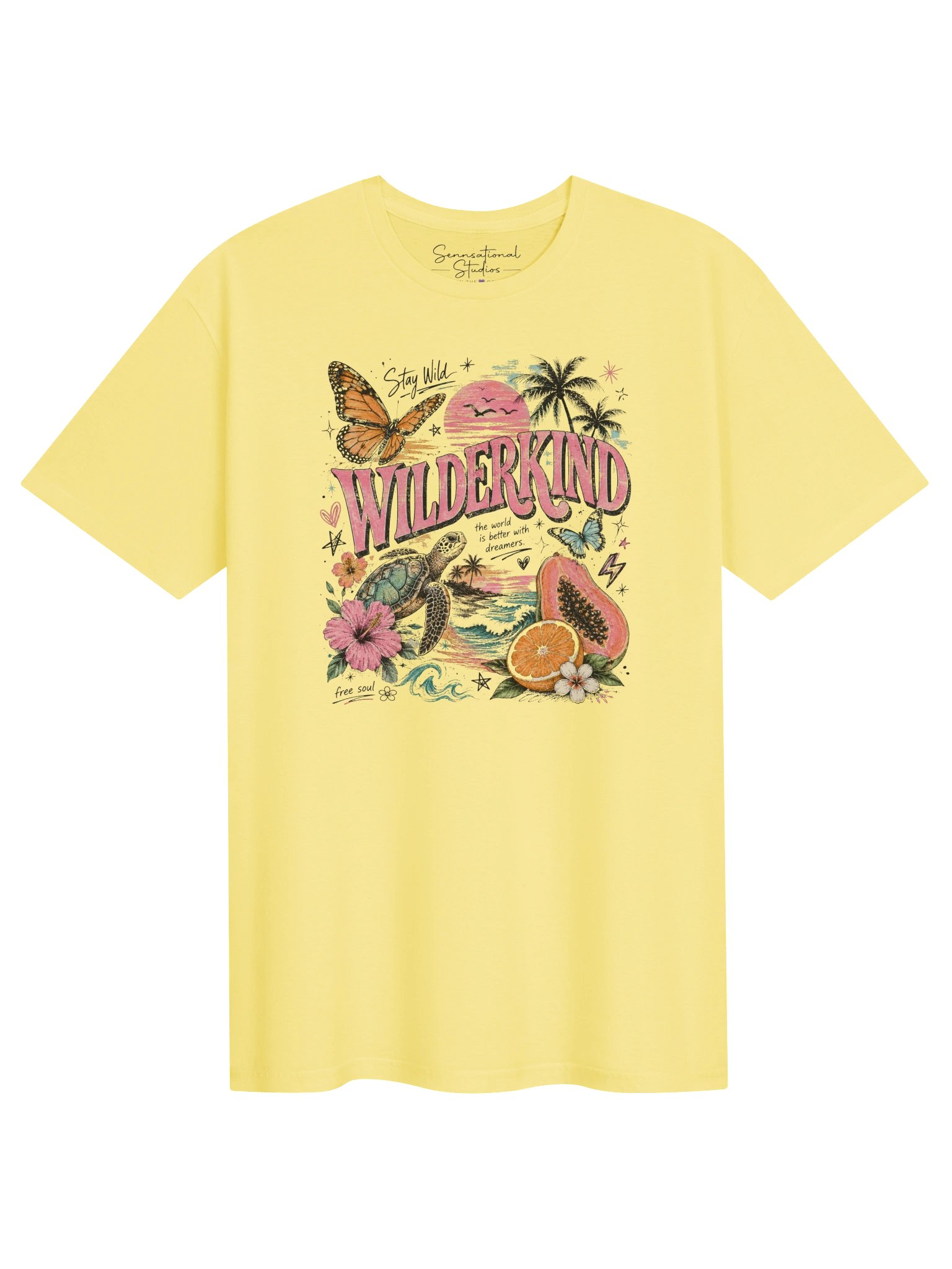 Stay Wild – Wilderkind Tropical Graphic Tee product image (1)