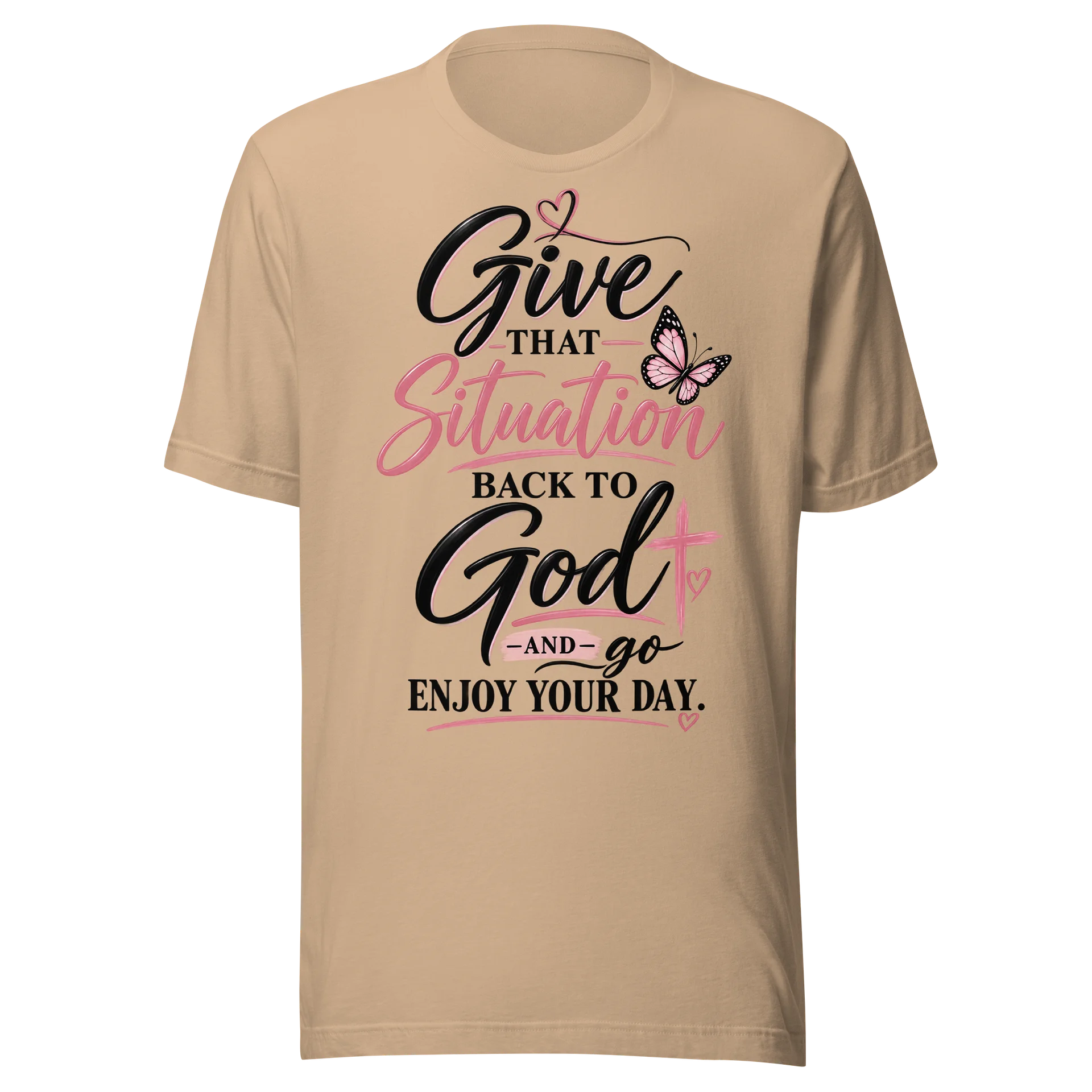 Faith & Flutter Christian Graphic Tee product image (2)