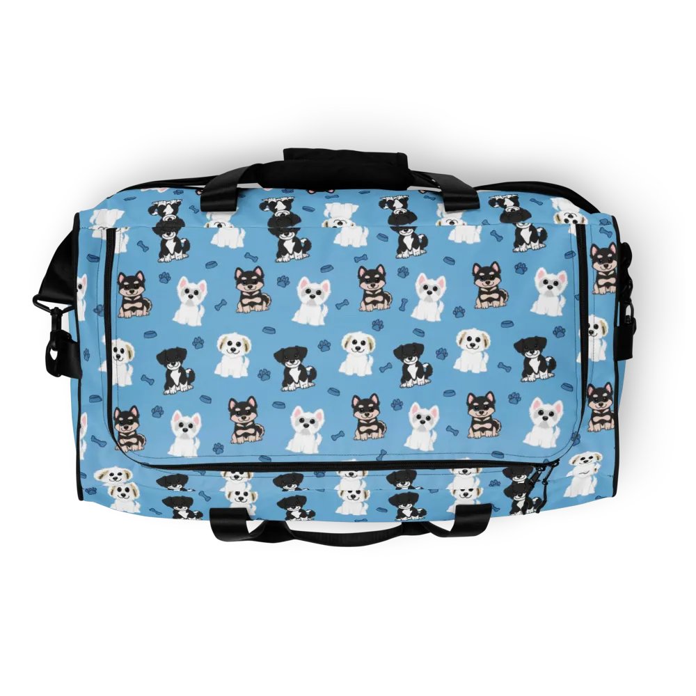 Adorable Dog Pattern Duffle Bag product image (8)