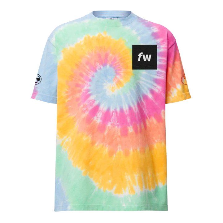 FW Street Logo Oversized Tie-Dye Tee product image (1)