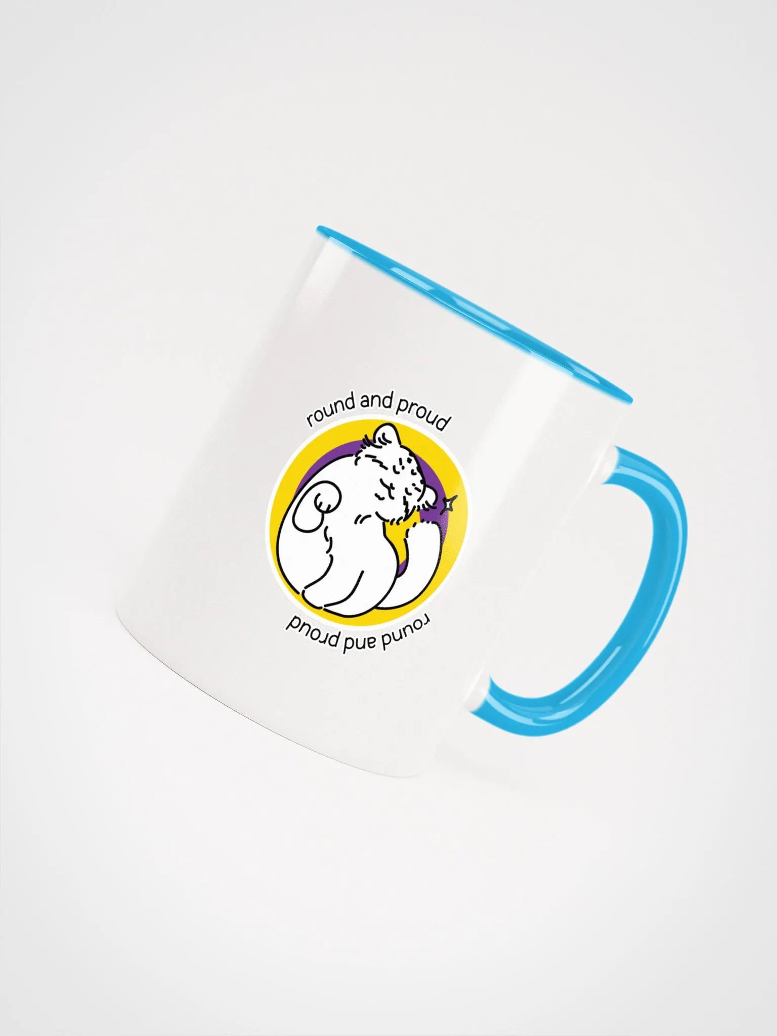 Round and Proud Manul Intersex Version - Mug product image (51)