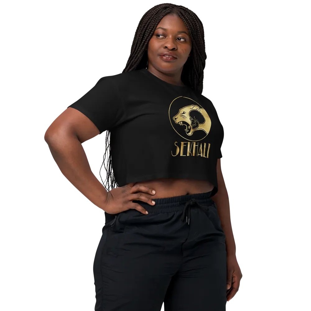 Sekhali Logo Gilded Crop Top product image (9)