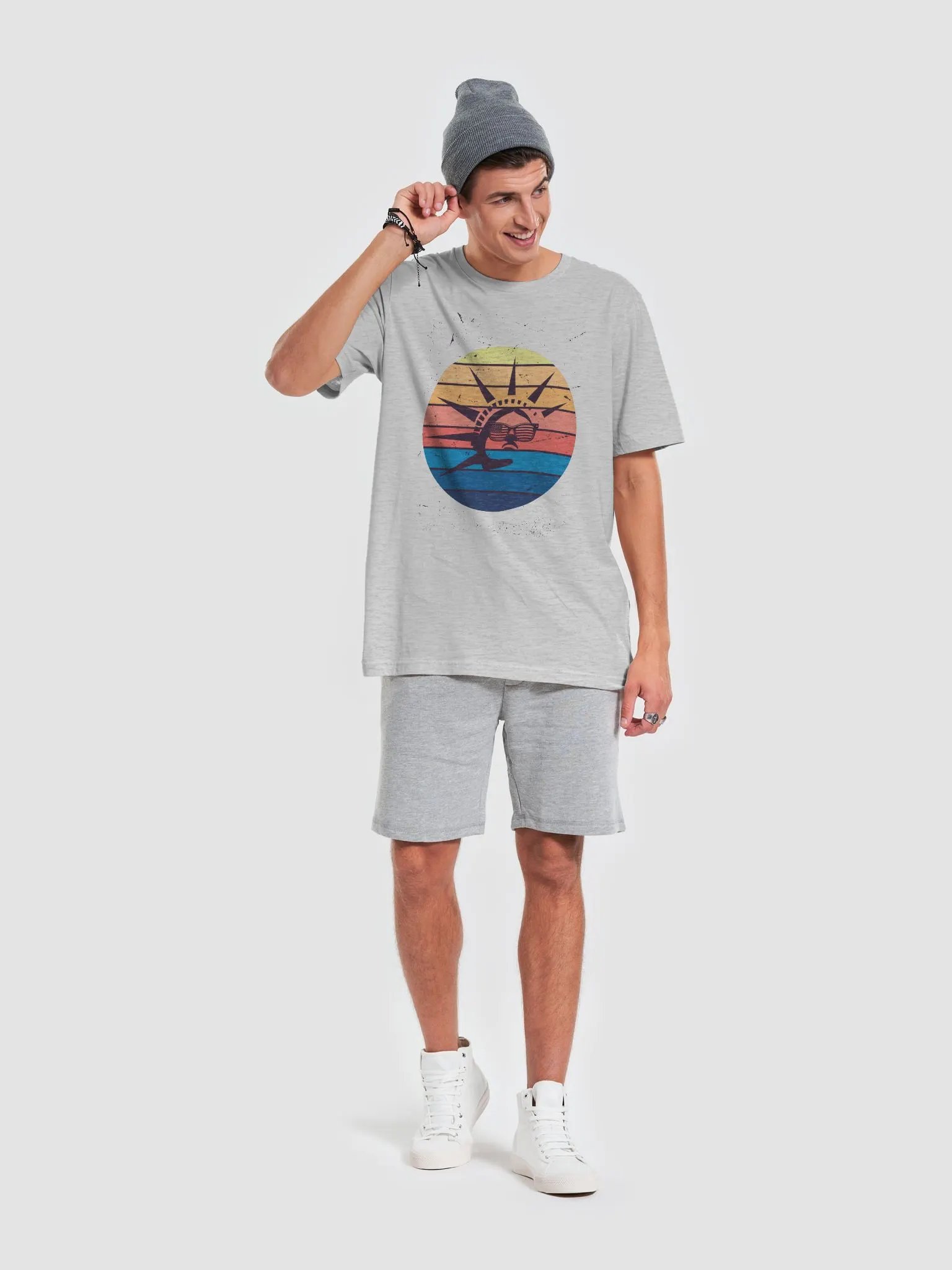 USA Statue of Liberty with sunglasses Retro product image (63)