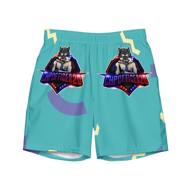 Choppercrew Emblem All-Over Print Swim Trunks product image (2)