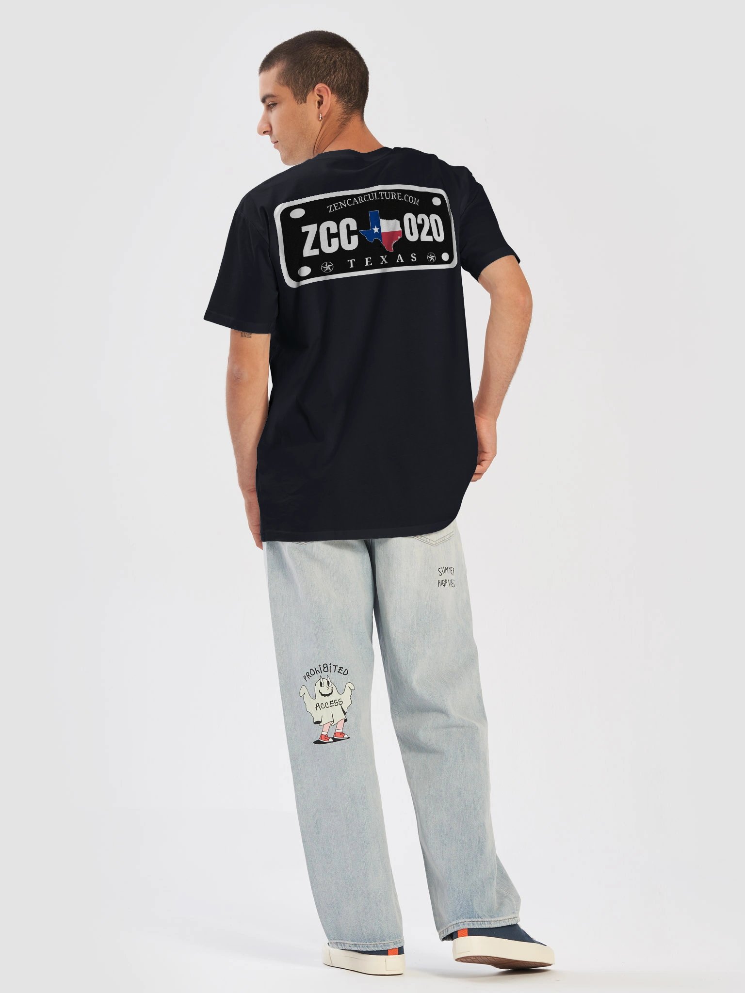 Texas License Plate Premium Tee product image (6)